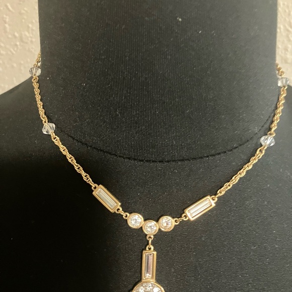 Swarovski Necklace Earring Set Sophisticated Elegant Wedding Special Occasion - Picture 5 of 14